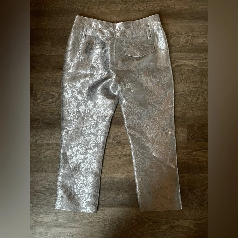 Women’s Designer Damask Print Trousers ( 12 ) - Picture 6 of 9